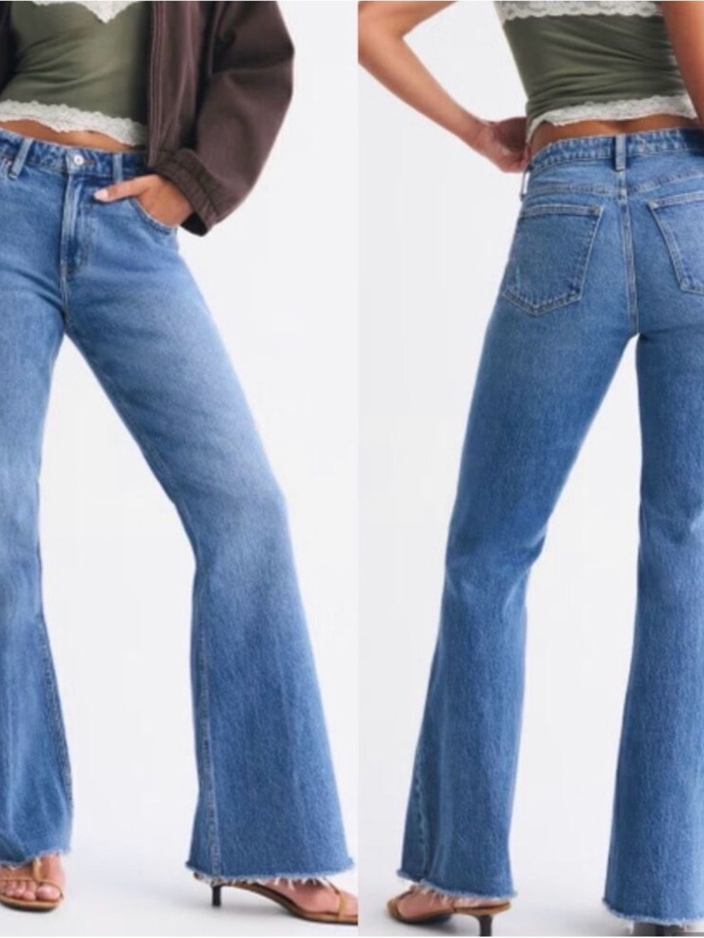 Abercrombie & Fitch The Flare Ultra High Rise